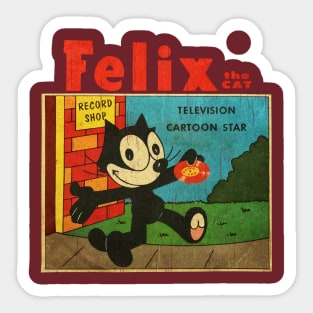 COMIC THE FELIX VINTAGE Sticker